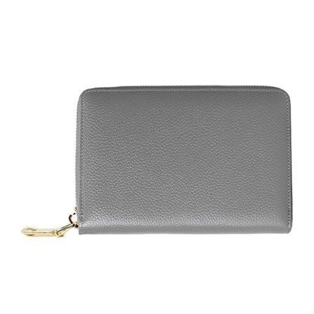 Affärsminiplånbok för män kvinnor med 10 kortplatser Vik dragspelsstil Mini-ID-korthållare med full zip