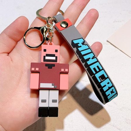 Mine craft Keychain Par Nyckelring E E