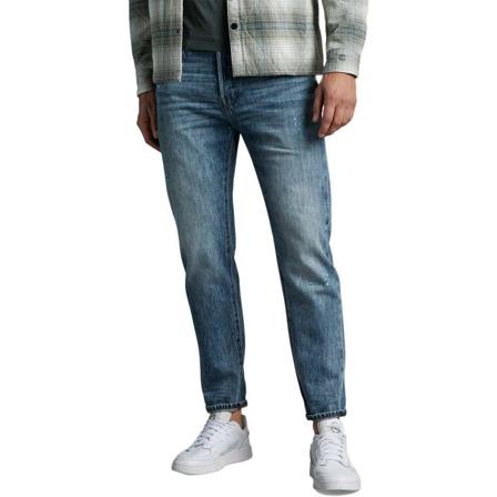 Cast Iron Cuda relaxed tapered mid light sto mls , Blauw , Heren , Maat: W36 L32 Slim Fit Jeans