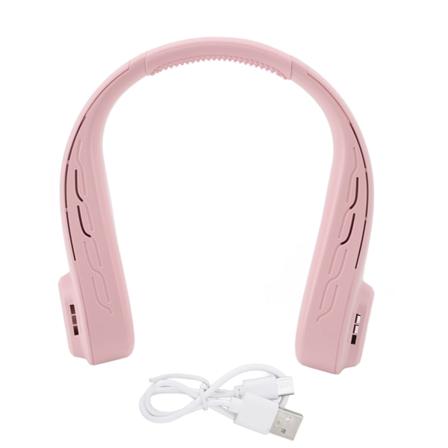 Bærbar Halsventilator - Mini, Blød, Stille, USB-Opladning, 3000mAh