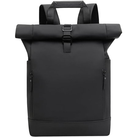 ING Herre Rygsæk med Rullelukning Vandtæt Laptop Taske 30x45x14 cm Pendlertaske Business Rygsæk Moderigtig og Multifunktionel til Daglig Brug