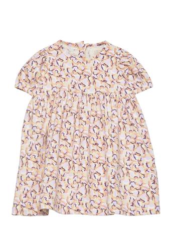 Dress Multi Dresses & Skirts Dresses Casual Dresses Short-sleeved Casual Dresses Multi/mønstret Creamie