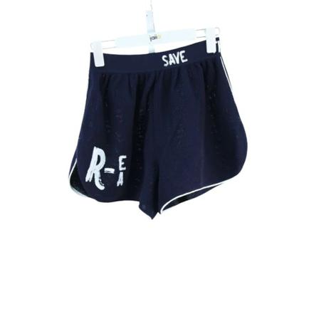 Armani Pre-owned, Pre-owned Polyester bottoms Blauw, Dames, Maat:L