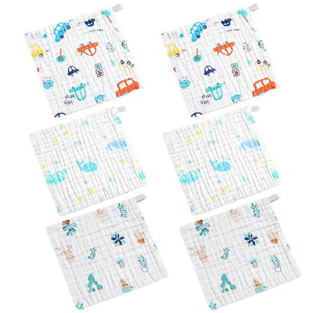 Baby Handduk Naturlig Bomull Baby Våtservetter Mjuk Nyfödd Ansiktshandduk