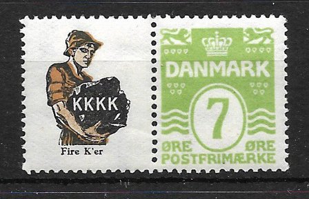 Danmark - Reklamemærke AFA 31 - Ubrugt
