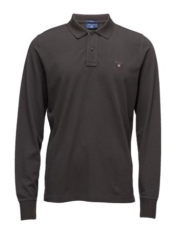 Original Pique Ls Rugger Polos Long-sleeved Harmaa GANT