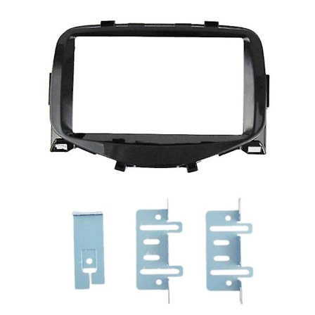 178 X 102mm Dobbelt Din Bilradio Dvd Fascia Panel Ramme Gps Ramme Til 2014+ Aygo, 108, C1 Da