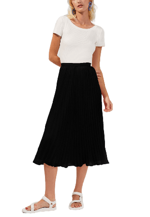 French Connection Plisserad Kjol Kjolar Dam Svart XS