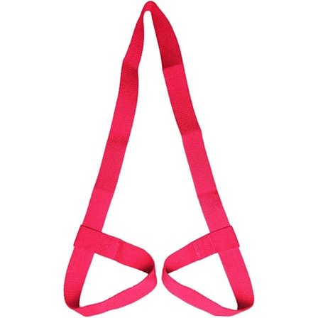 Yogamatta bärrem med justerbara öglor för alla mattor (matta ingår ej) Röd