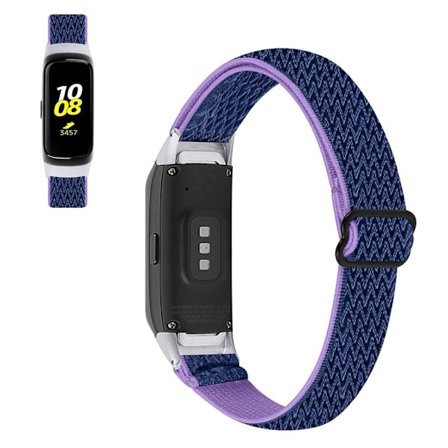 Samsung Galaxy Fit sportsurrem i nylon - Lilla / Blå