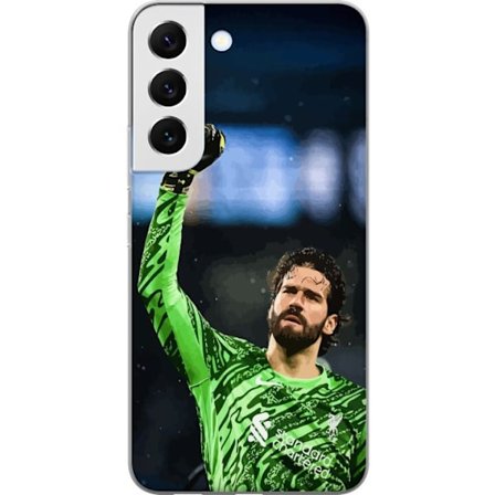 Kompatibelt Mobildeksel til Samsung Galaxy S22 5G Alisson Liverpool Brasil eneste keeper på listen fotball keeper rask reflekser stabil sikker leder o