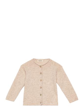 Tamla Strikkegenser Cardigan Beige MarMar Cph*Betinget Tilbud
