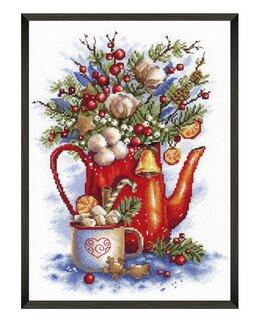 Stickpackung Bild Weihnachtsstimmung