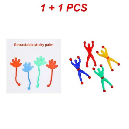 1~20 kpl miesten lasten juhlalelut hauskat lasten suosikit joustavat tahmeat kädet lelu tahmeat hämähäkit syntymäpäiväjuhlalahjat juhlatarvikkeet