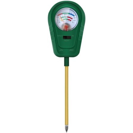 IC PH Multifunksjons Jordtester PH-Detektor Tre i En Deteksjon Jordfruktbarhetsmåler Justerbar Vinkelavlesning