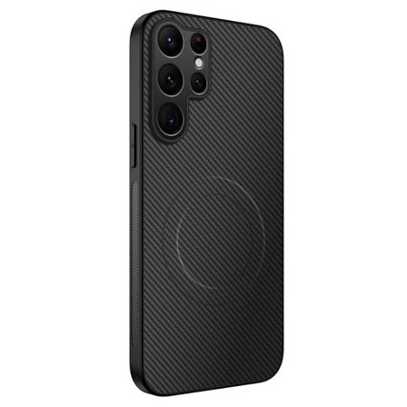 Samsung Galaxy S26 Ultra MagSafe Case Carbon Fiber Texture - Black