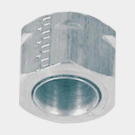 Ultraflex klämringsmutter 3/8" slang förkromad