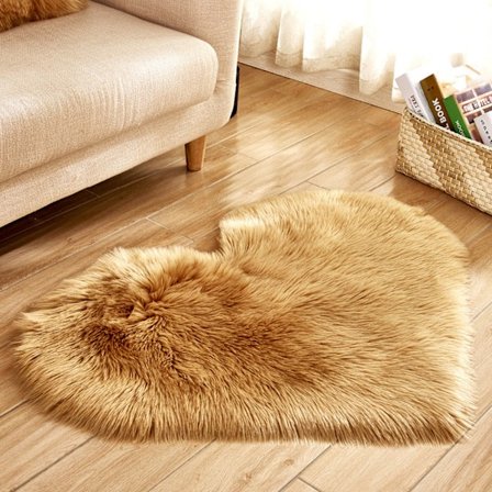 #Plush faux fur julgransmatta julgransfot julgransmatta hjärtformad#
