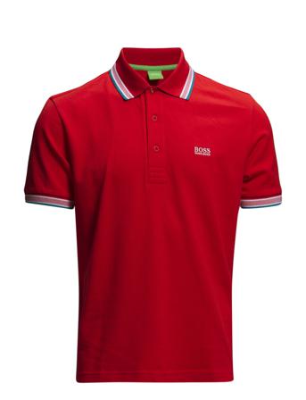 Paddy Polos Short-sleeved Rød BOSS