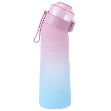 650ML Smagssat Vandflaske Duft Vandkop Luft Smagssat Sportsdrik Vandflaske Egnede Pods og Flaske Til Udendørs Vand SMTX Pink
