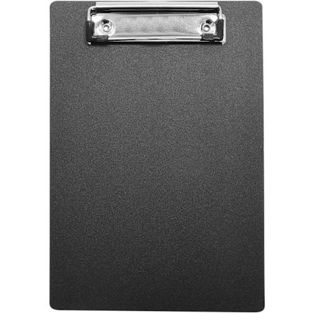 Lille plastik skriveplade, A5 størrelse skriveplademappe, sort skriveplade, standard A5 brevpapirstørrelse skriveplade