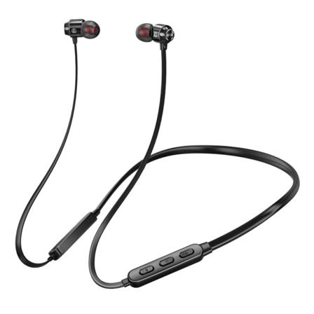 Bluetooth-kuulokkeet, kaulanauha, 16 tunnin valmiusaika, musta