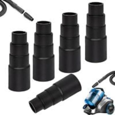 5 stk støvsugerslange adapter, støvsuger reduksjonsadapter støvsuger