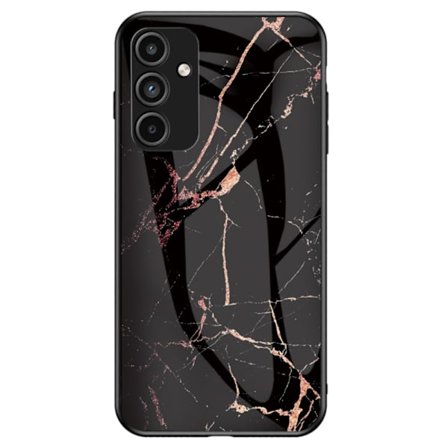 SKALO Samsung A15 4G Marmor Härdat Glas TPU-skal - Motiv 5