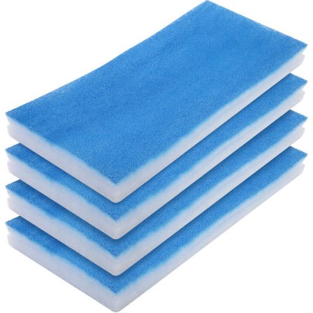 Airbrush Hobby Airbrush Spray Booth Filter Kit, Fiberglass Booth Replace Filter Kompatibel för Master, Paasche 4Pcs Serie Blå