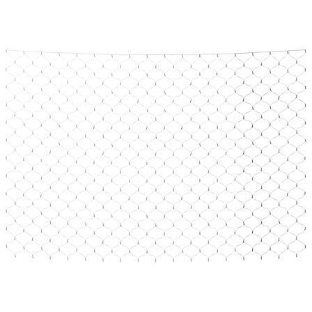 vidaXL Ljusnät kallvit 3x3 m 306 LED inne/ute