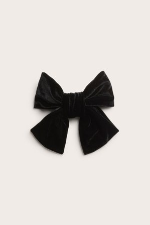 Kappahl | Hiussolki, jossa rusetti | Musta