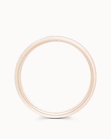 James giftering for menn 18K Rose Gull - Gifteringer hos VANBRUUN