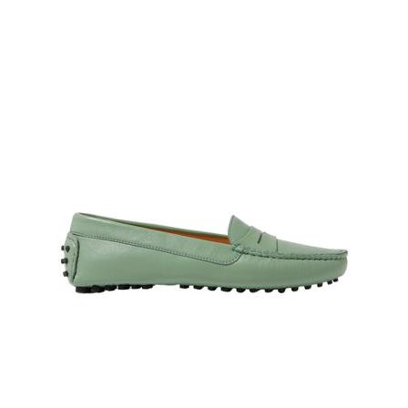 Scarosso Ashley Instappers , Groen , Dames , Maat: 40 EU