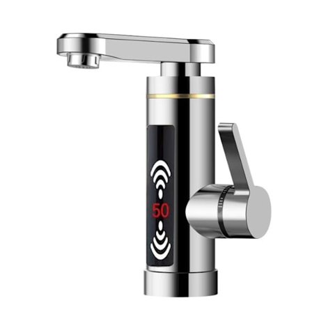 Elektrisk varmtvannskran med digitalt display og beskyttelse mot strømlekkasje