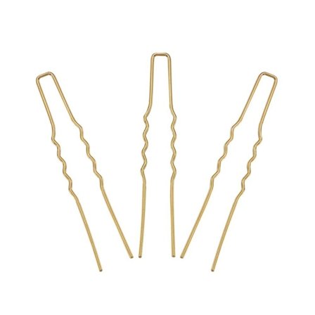 Pack med 20 guldfärgad hårnålar 63 mm. långa