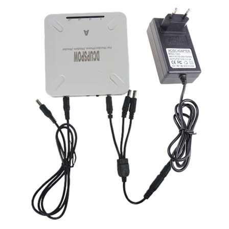 4 porte USB 5V 2A+12V 2A 13200mah Mini UPS Uninterruptible Power System til DVR, CCTV kamera, router mobiltelefon og mere