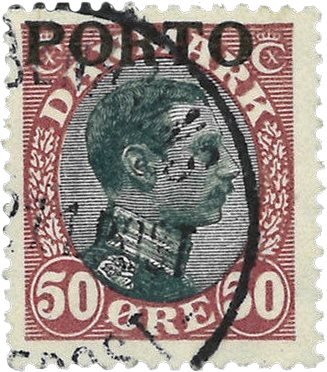 Danmark - AFA PO7 - Stemplet