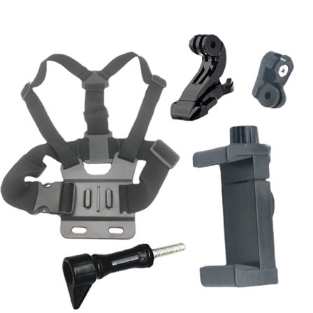 Huvudmonterad rem Bröstmonterad sele Chesty Kit Kompatibel med