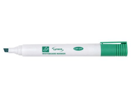 Lyreco Whiteboardpenna drywipe sned grön - Lyreco - Kontorsmaterial - Pennor - Whiteboardpennor - Skuren spets