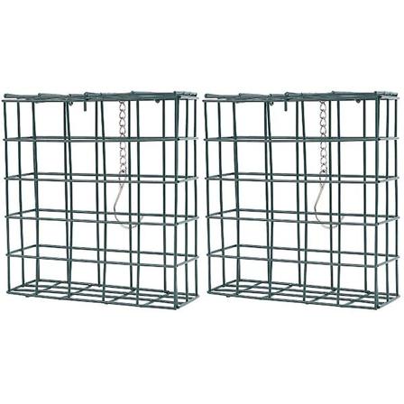 3 stk Holdbare Fuglematere Kvadratisk Design Fuglebolle Praktisk Fuglematingsverktøy Nyttige Fugler 2pcs 13X12cm