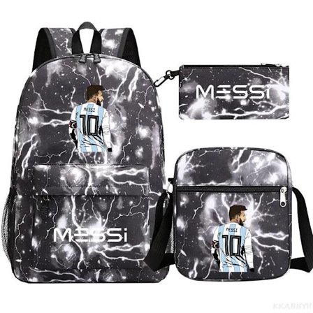 Fodbold Messi rygsæk 3 dele