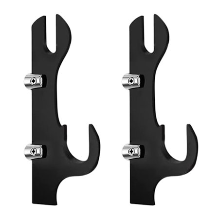 Vægmonteret Sword Hanger Holder Bøjler Samurai Swords Opbevaringsstativ til Hjem Soveværelse Stue Dekoration Display Stand