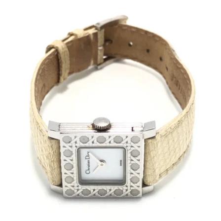 Dior Vintage Pre-owned Stainless Steel watches , Beige , Dames , Maat: ONE Size Vintage Horloges