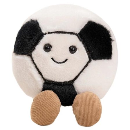 Mjuk sportboll – en härlig plyschleksak som kan användas som dekoration och födelsedagspresent – perfekt för barn och sportentusiaster.