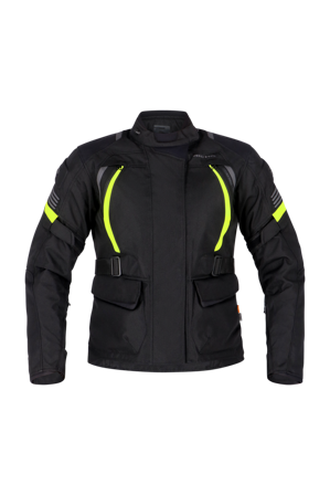 Motorradjacke Richa Phantom 3 Damen Schwarz/Fluo Gelb M