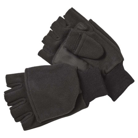 Kinetic Wind Stop Fold Over Mitt M Black