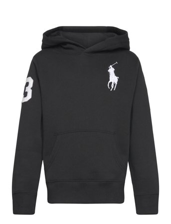 Big Pony Fleece Hoodie Black Ralph Lauren Kids