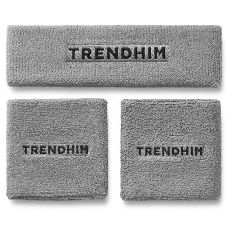 Grey Sweatband Set | Headband and Wristband for Men - Gifts for him
