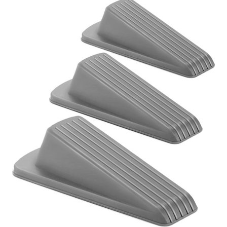 3-pak dørstoppere til bunden af døren på gulvet, døråbninger, gnidning