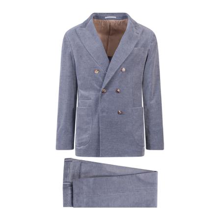 Brunello Cucinelli - Kostymer - Blå - Herr - Storlek: M, Herr, Storlek: M